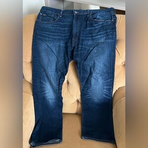 Ralph Lauren the Hampton Relaxed Straight Dark Blue Straight Jeans 38x30